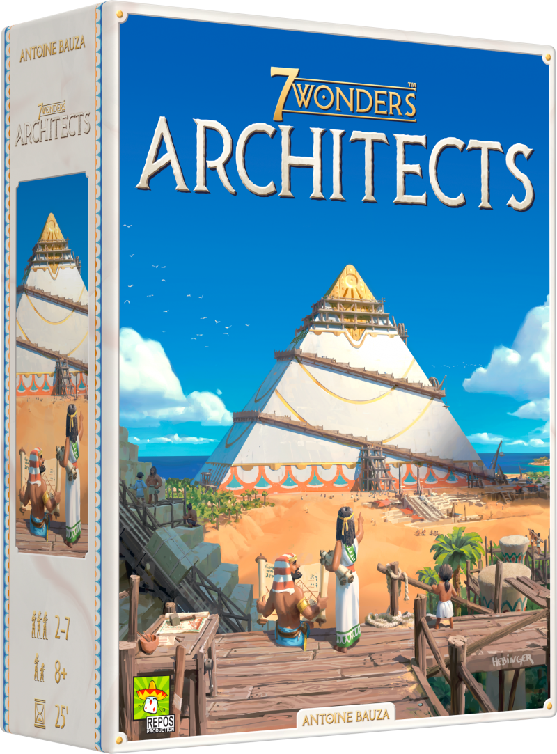 Discover 7 Wonders Architects, a family board game - Repos Production