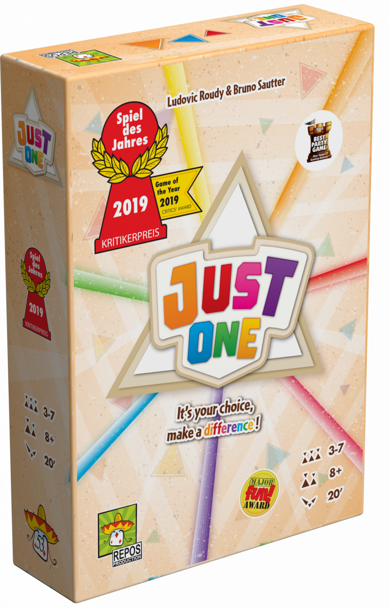 Just One: the ideal cooperative party game for families - Repos Production