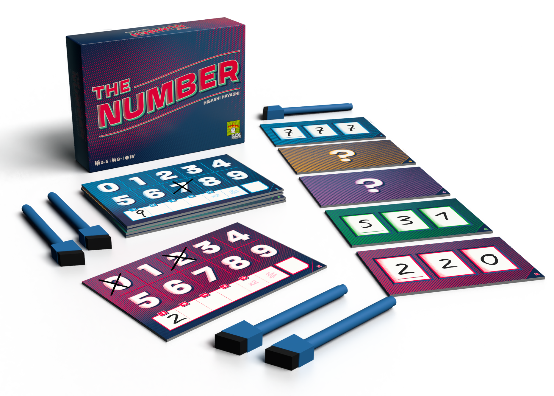 The Number, le nouveau jeu de société de Repos Production! - Repos