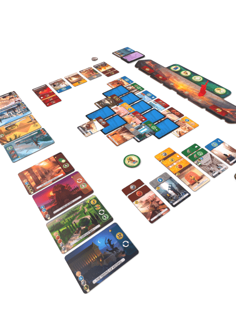 Unbox Now - 7 Wonders Architects - Spanish Card Game