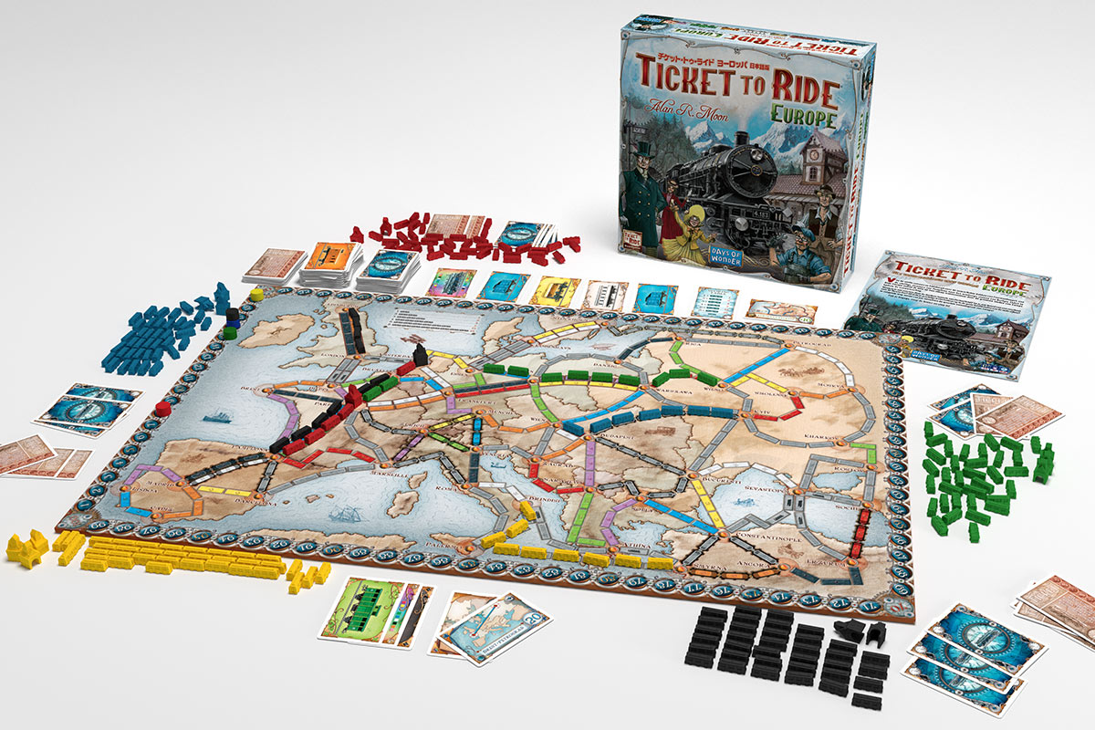 Bordspel Ticket to Ride lay-out