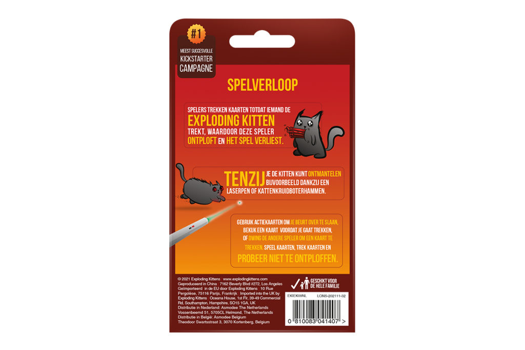 Exploding Kittens 2 spelers