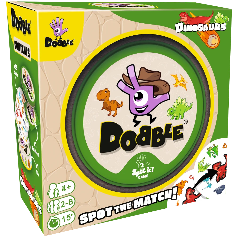Dobble Dinosaurs Game Box