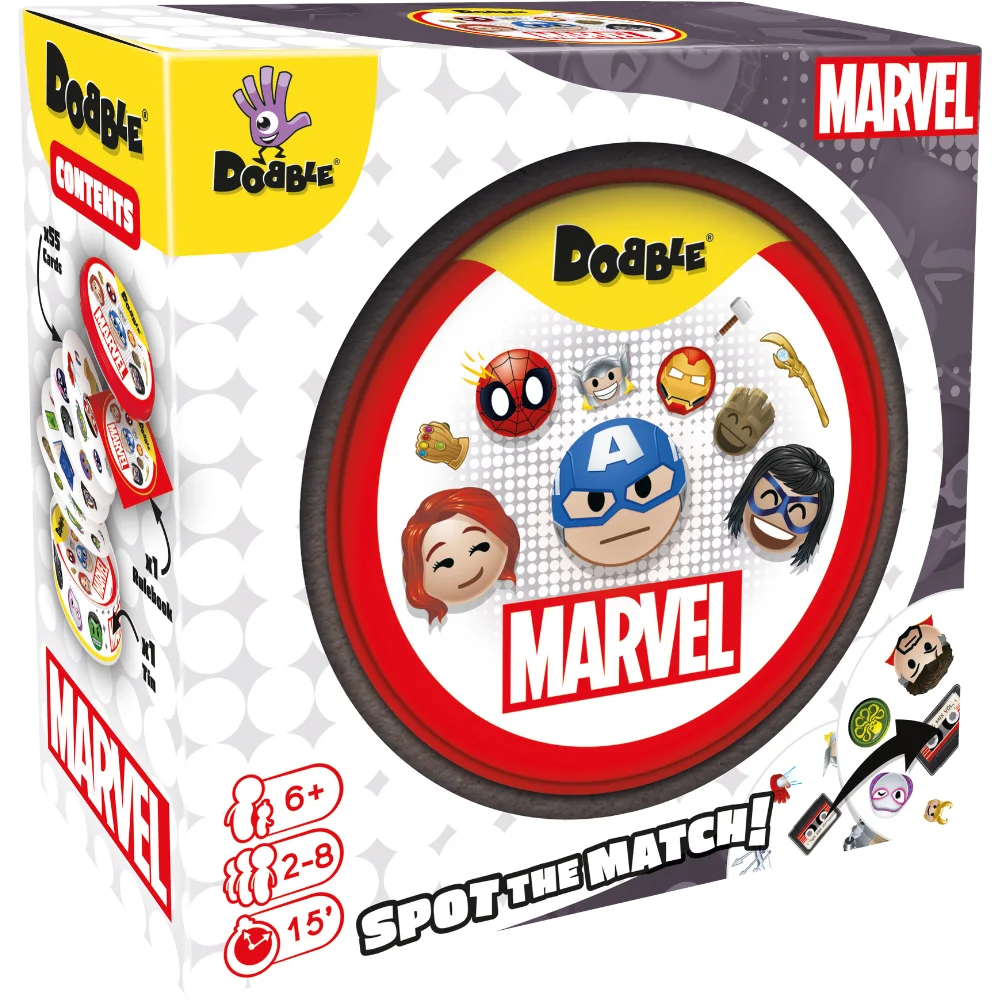 Dobble Marvel Game Box