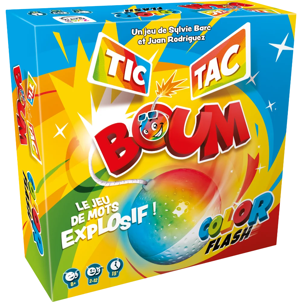 Tic Tac Boum Color Flash Boîte