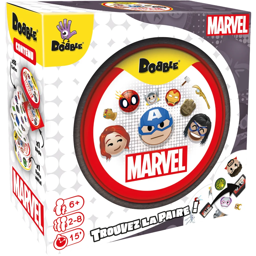 Dobble Marvel - boîte du jeu